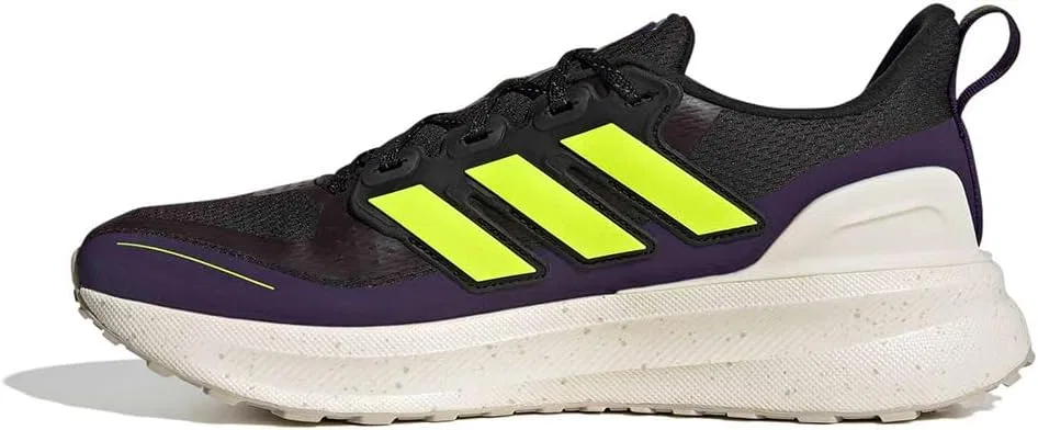 Мужские кроссовки Adidas Ultrarun 5 Breathing, Core Black Lucid Lemon Semi Impact Orange — фото 3