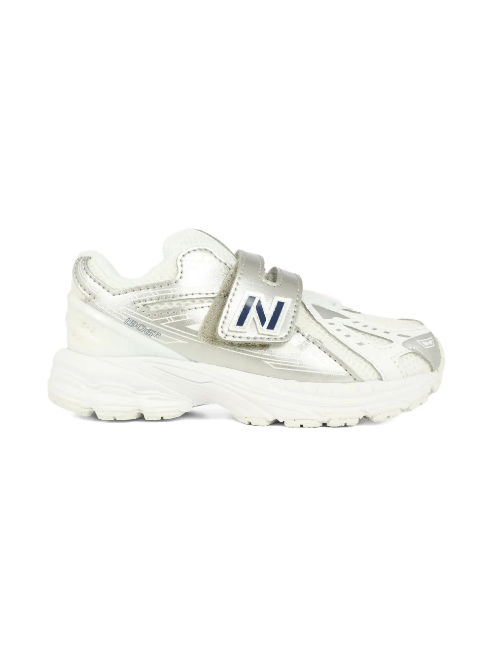 Кроссовки с ремешками New Balance Kids, серебряный — фото 2