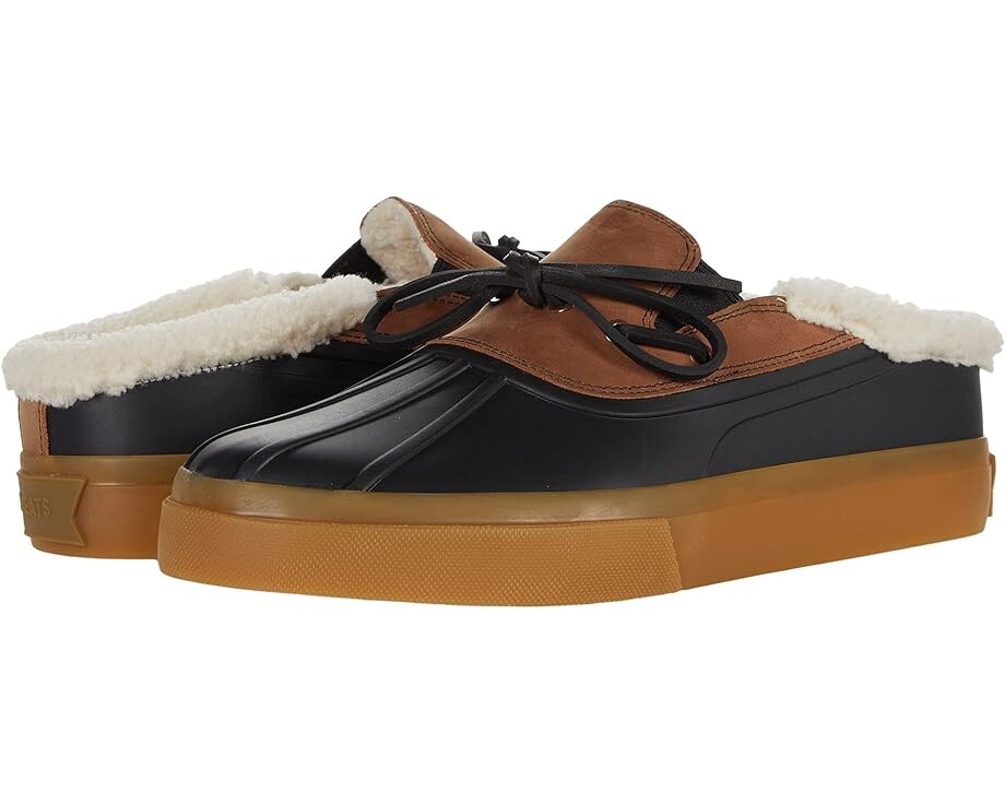 

Домашняя обувь GREATS Wooster Duck Mule, цвет Nero/Gum Leather