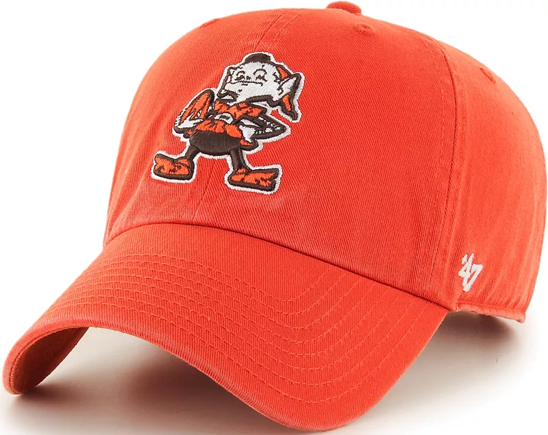 

Регулируемая оранжевая кепка для взрослые Cleveland Browns Legacy Clean Up '47