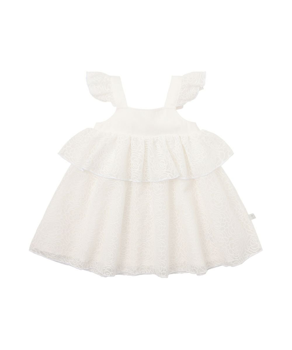 Платье с розами и повязка на голову Moimoln, Off white