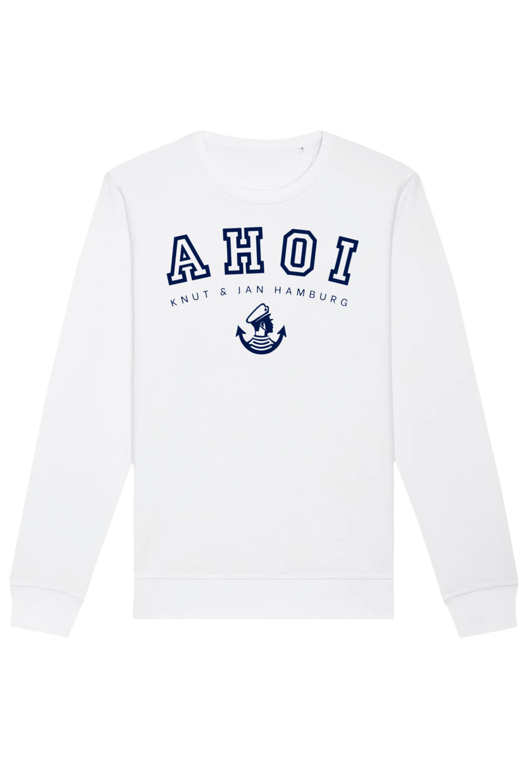 

Толстовка F4NT4STIC Unisex Ahoi Knut & Jan Hamburg, белый