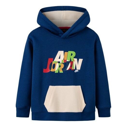 

Толстовка с капюшоном из флиса для грязной комнаты Air Jordan, синий
