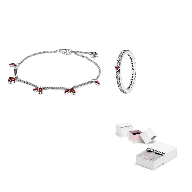 

Pandora Браслеты из стерлингового серебра 925 пробы, унисекс, серебристые