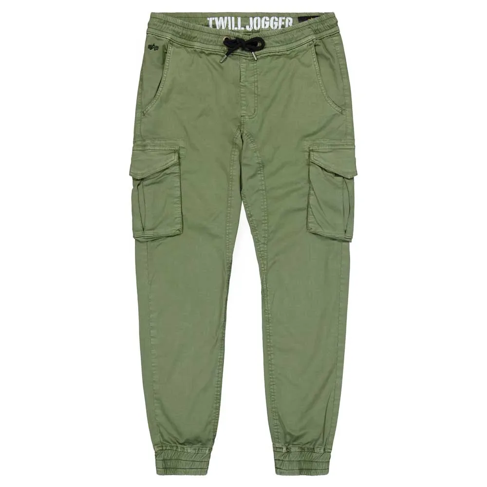 

Брюки карго Alpha Industries Cotton Twill Jogger, зеленый