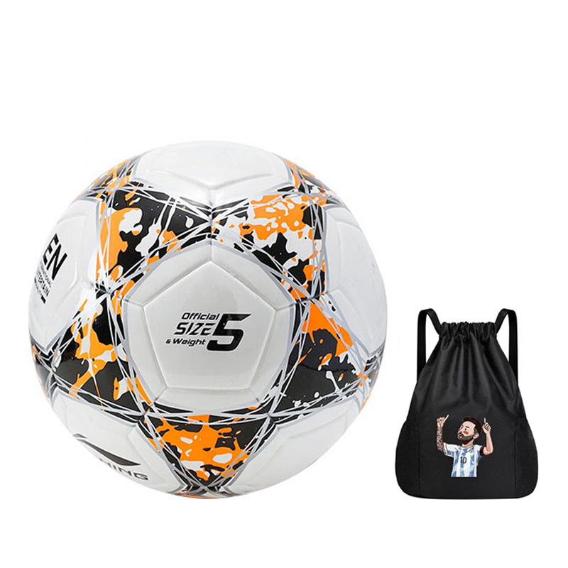 

LINING Размер 5 футбольный мяч TPU бесшовный термосварной Unisex Multicolor