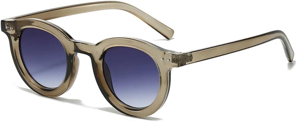 

Овальные солнцезащитные очки для женщин с градиентной защитой от УФ-излучения UV400, для мужчин с заклепками, в стиле панк, для занятий спортом на открытом воздухе, бега и путешествий UYPTK, Gray Gray