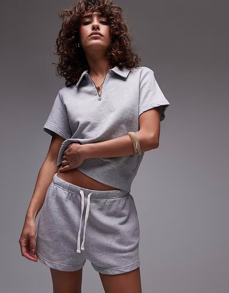 

Спортивные шорты из чистого хлопка серого цвета Arket