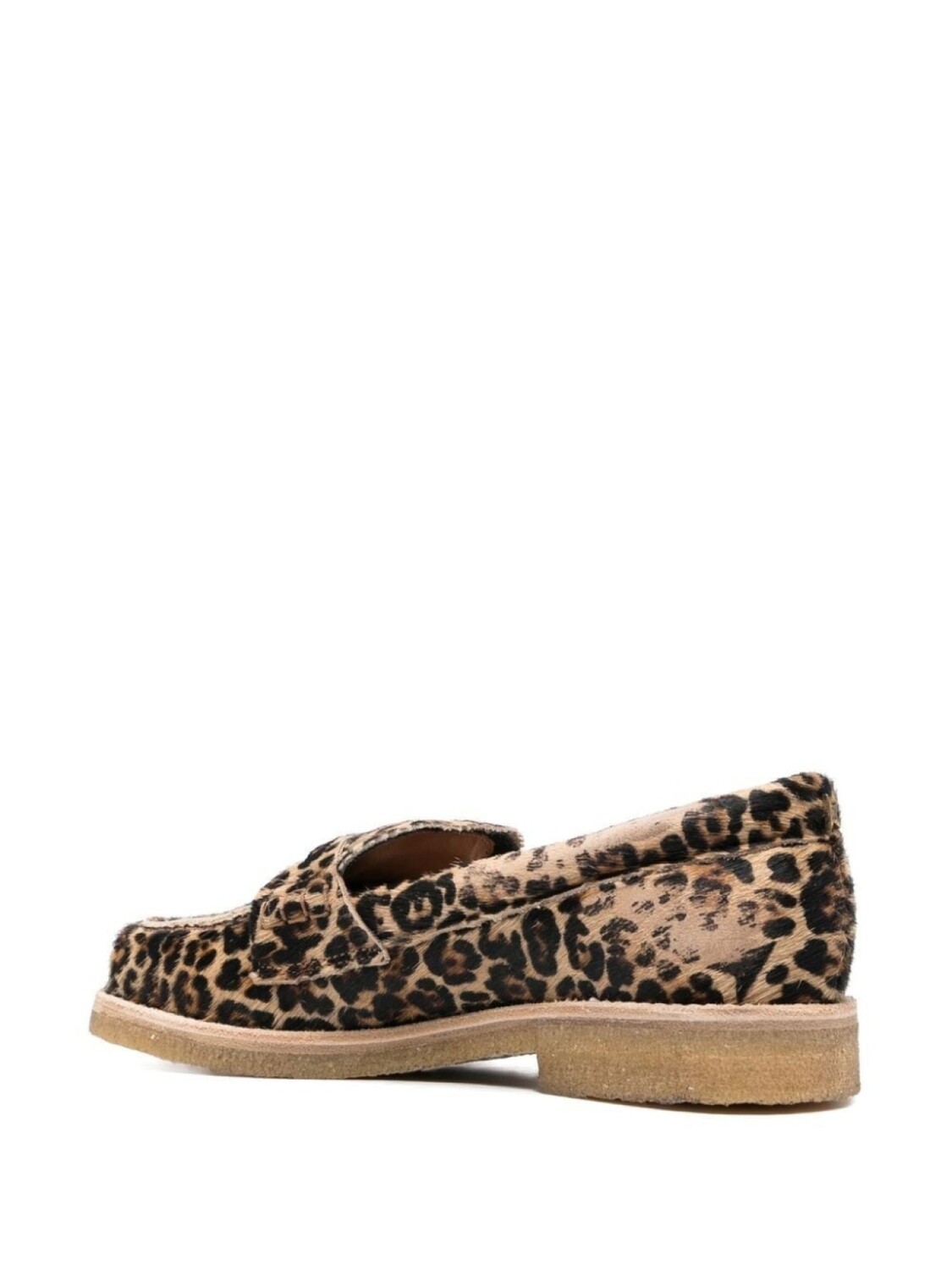Golden Goose лоферы с леопардовым принтом, коричневый — фото 3