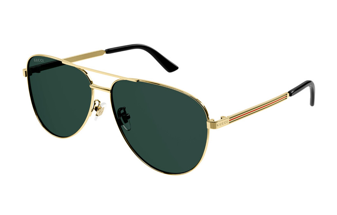 

Очки солнцезащитные мужские Gucci Aviator Frame, золотой