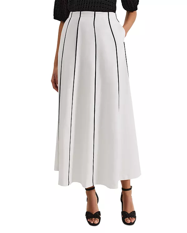 

Льняная юбка Роден Phase Eight, белый