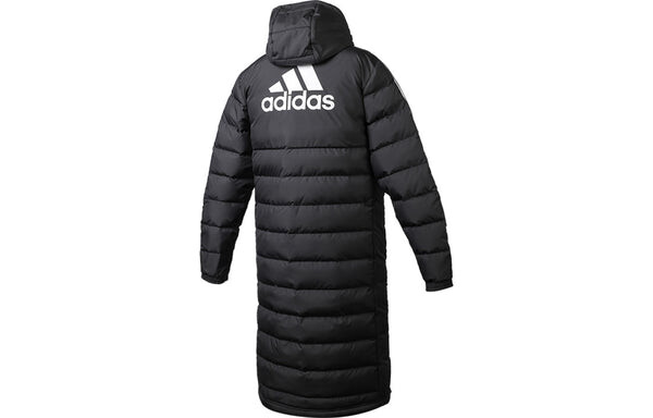 Пуховик adidas Tiro21L Down Football Hood Warm Down Jacket Men's Black, черный — фото 2