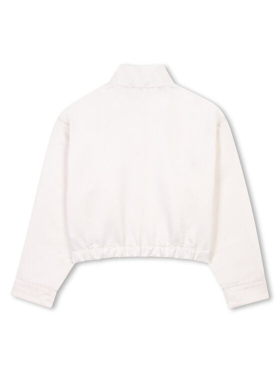 Переходная куртка стандартного кроя R30326 S Michael Kors, экрю — фото 4