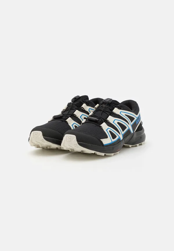 Унисекс походные ботинки speedcross Salomon, Black/Vanilla Ice/French Blue — фото 2