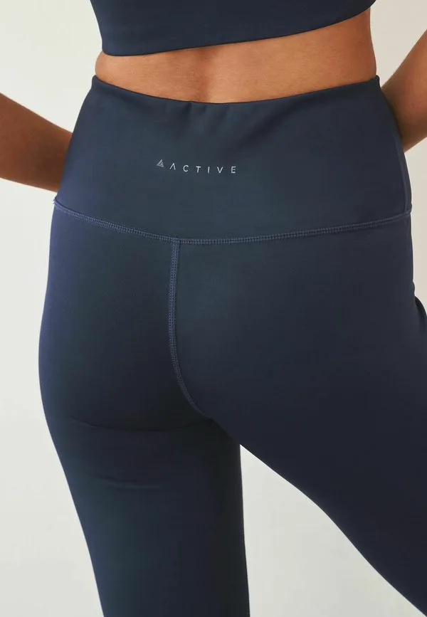 Активные силовые спортивные леггинсы брюки Next, Navy — фото 4