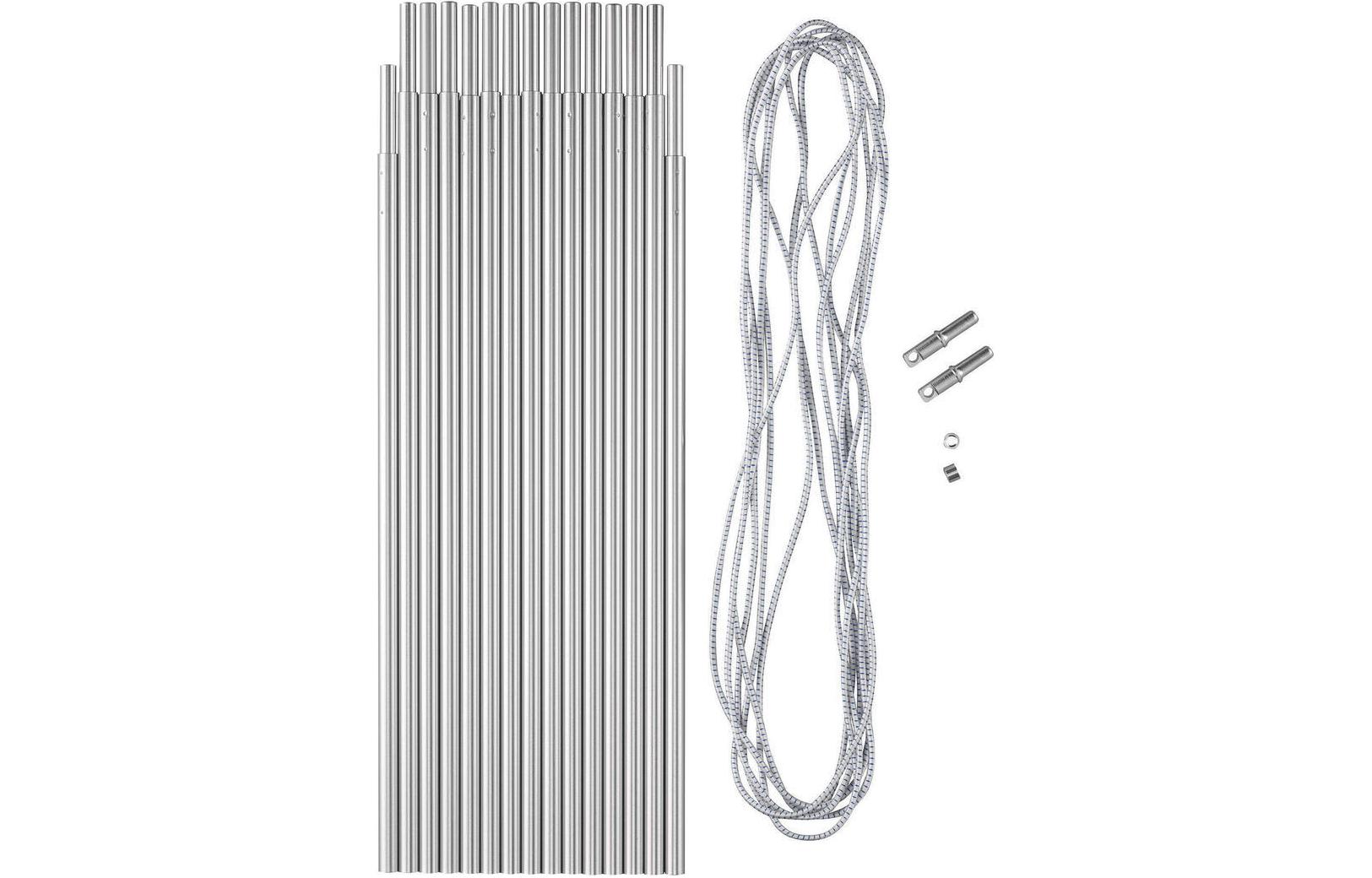 

Инструкция по сборке каркаса палатки для аксессуаров на открытом воздухе DECATHLON, aluminum