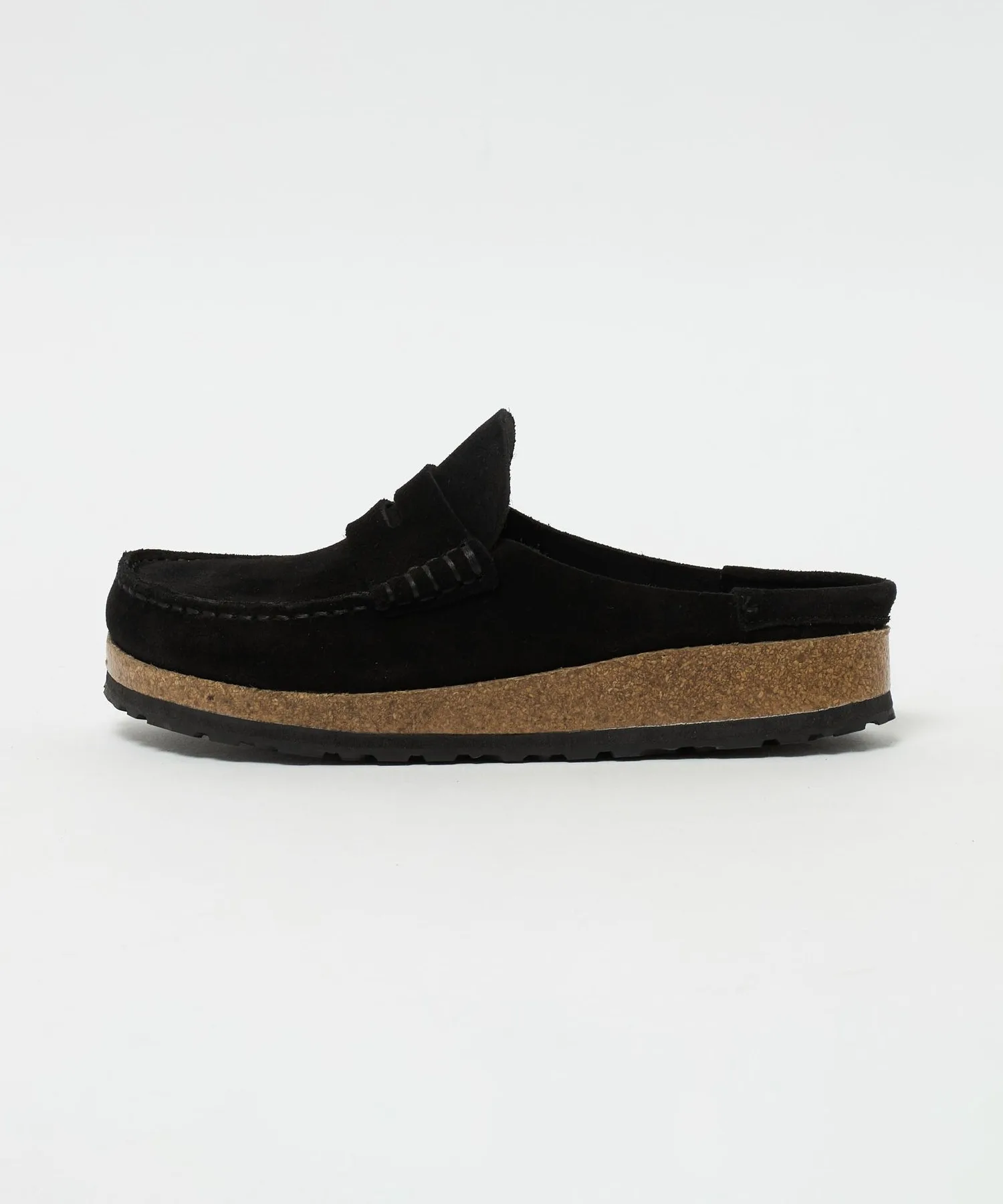 Мужские сандалии из натуральной кожи Naples BIRKENSTOCK чёрные