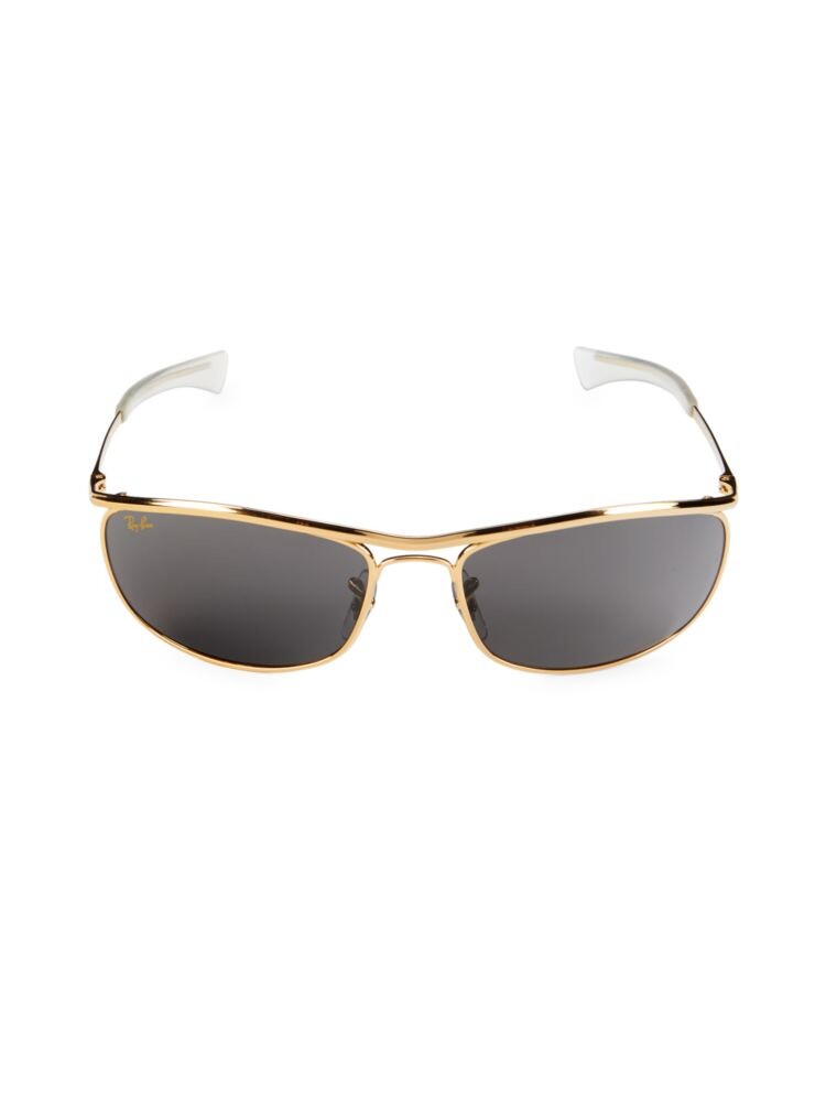 

Прямоугольные солнцезащитные очки-авиаторы 62MM Ray-Ban, темно-серый
