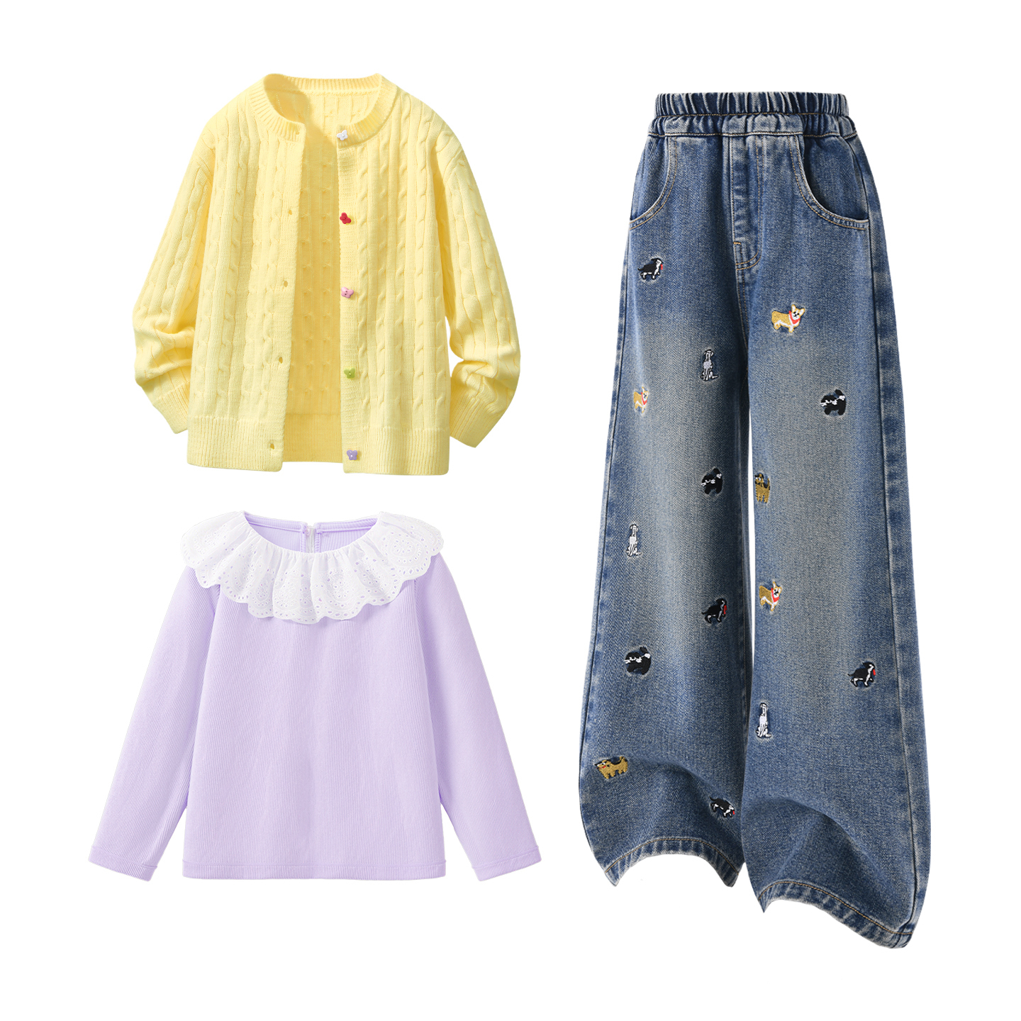 

Детская повседневная спортивная одежда Disney, желтый