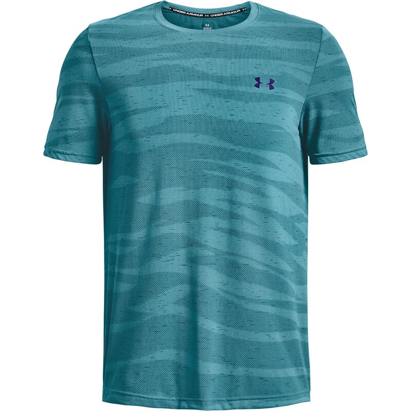 

Рубашка ua бесшовная новинка ss Under Armour, синий