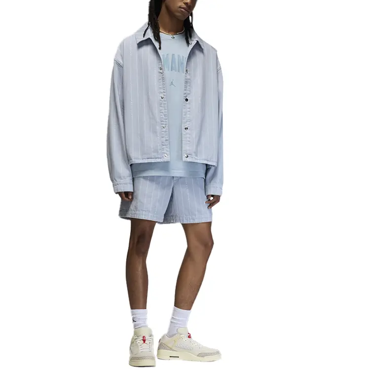 Куртка A Maniére Collaboration Unisex Light Armory Blue Jordan — фото 4