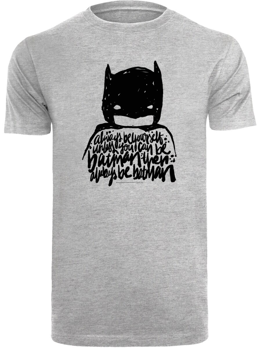 

Классическая футболка F4NT4STIC Shirt DC Comics Batman Always Be Yourself, серый