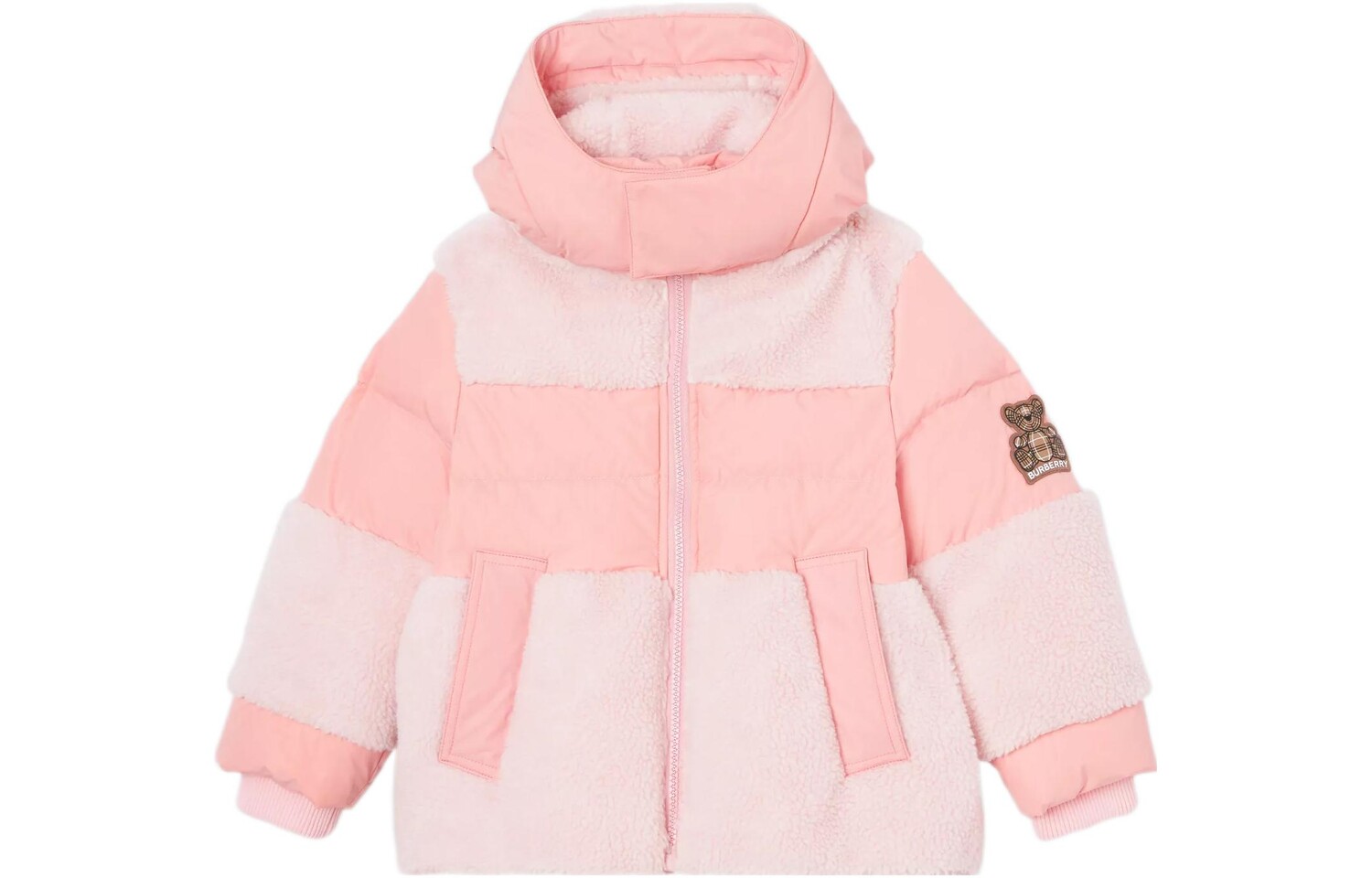 

Детская куртка Burberry, цвет Pink