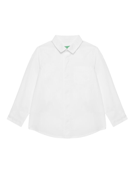 

Рубашка обычного кроя 59UXGQ029 United Colors Of Benetton, белый