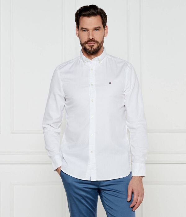 

Рубашка Flex Dobby Slim fit Tommy Hilfiger, белый