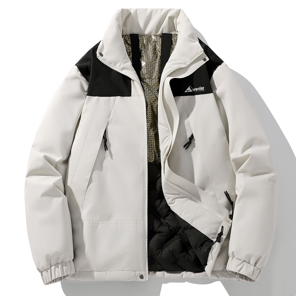 

Пуховик Unisex WARRIOR, цвет слоновая кость белый
