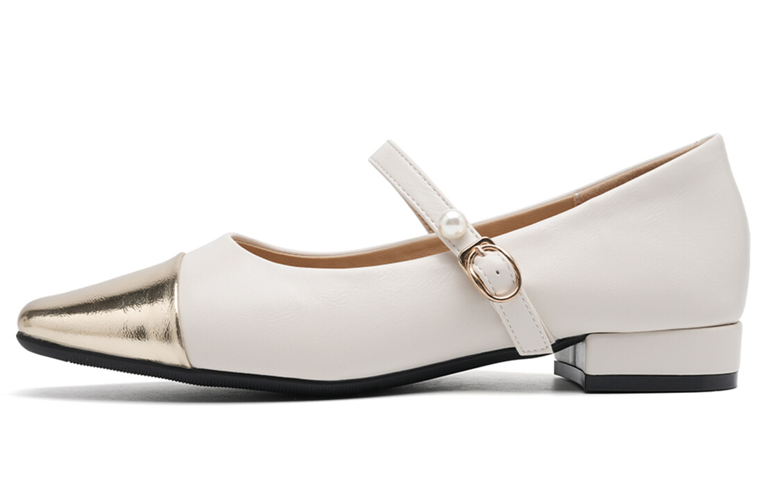 

Туфли женские повседневные Women's Casual Shoes Women's Beige Eblan