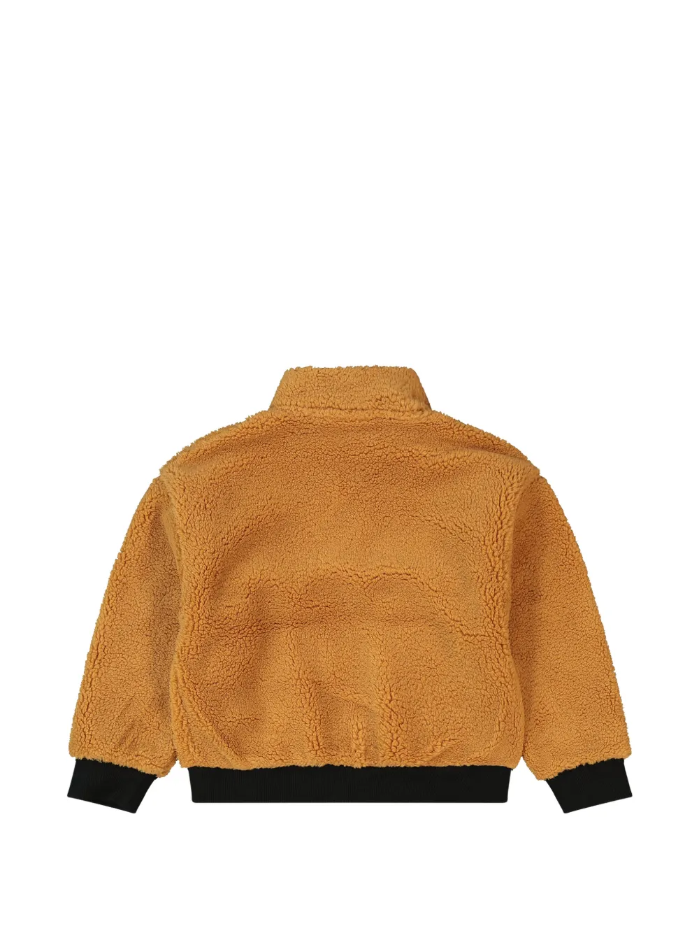 Кардиган из плюшевого материала на молнии Timberland Kids, коричневый — фото 2