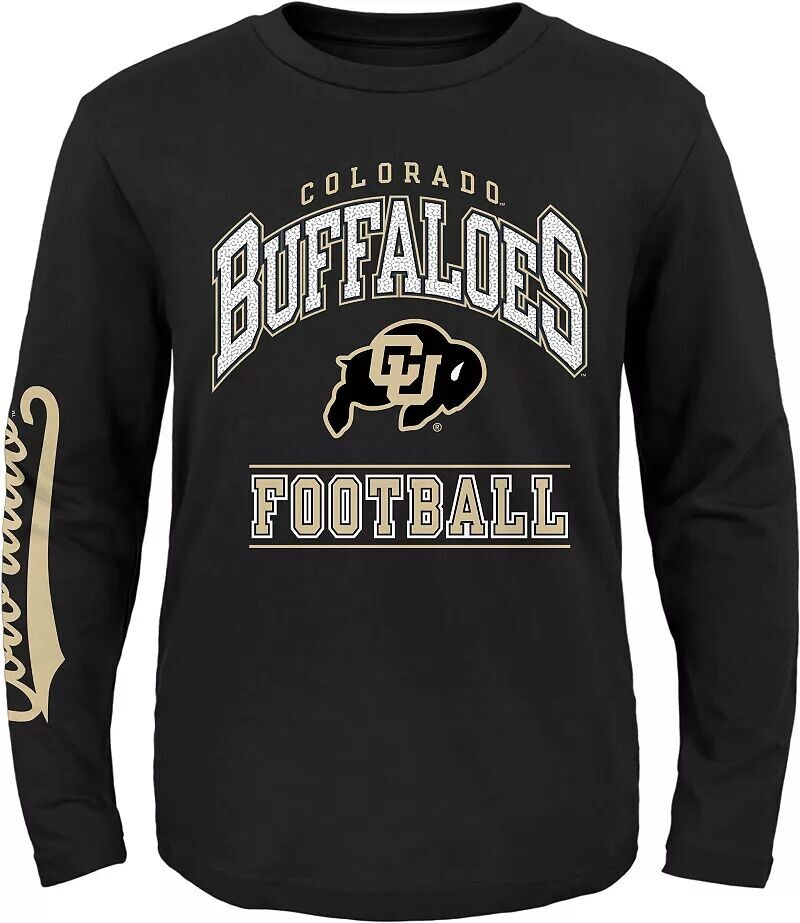 

Gen2 Youth Colorado Buffaloes Черная футболка с длинными рукавами Big Timer