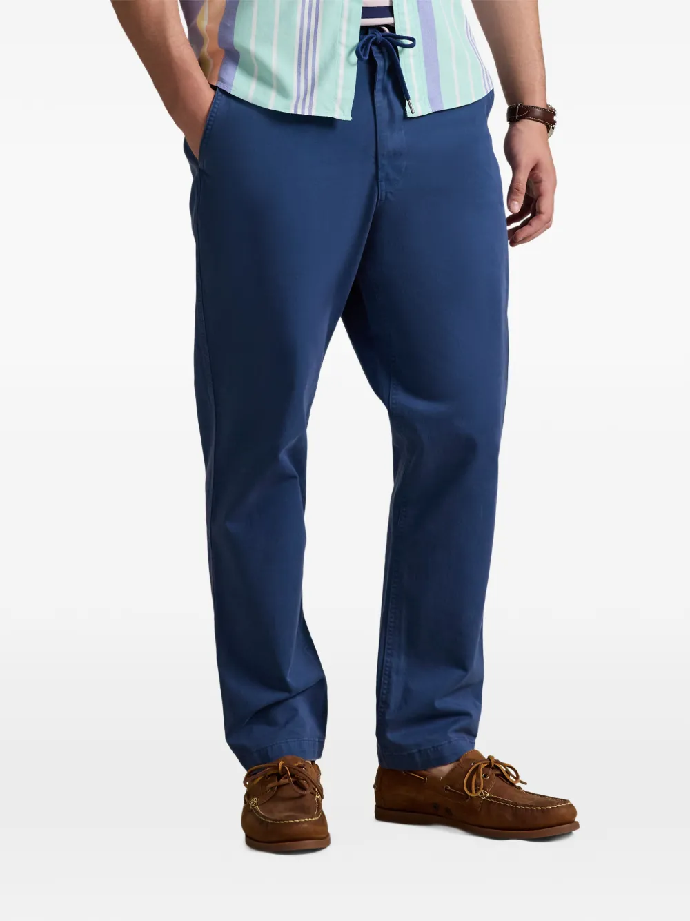 Брюки на шнурке Polo Ralph Lauren, синий — фото 3