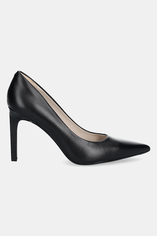Кожаные туфли-лодочки HEEL PUMP 90 - LTH Calvin Klein, черный — фото 2