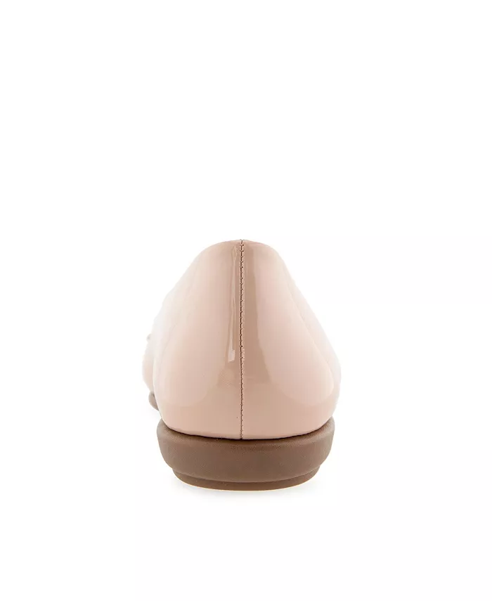Женские балетки Bell Almond Toe Aerosoles, коричневый/бежевый — фото 3