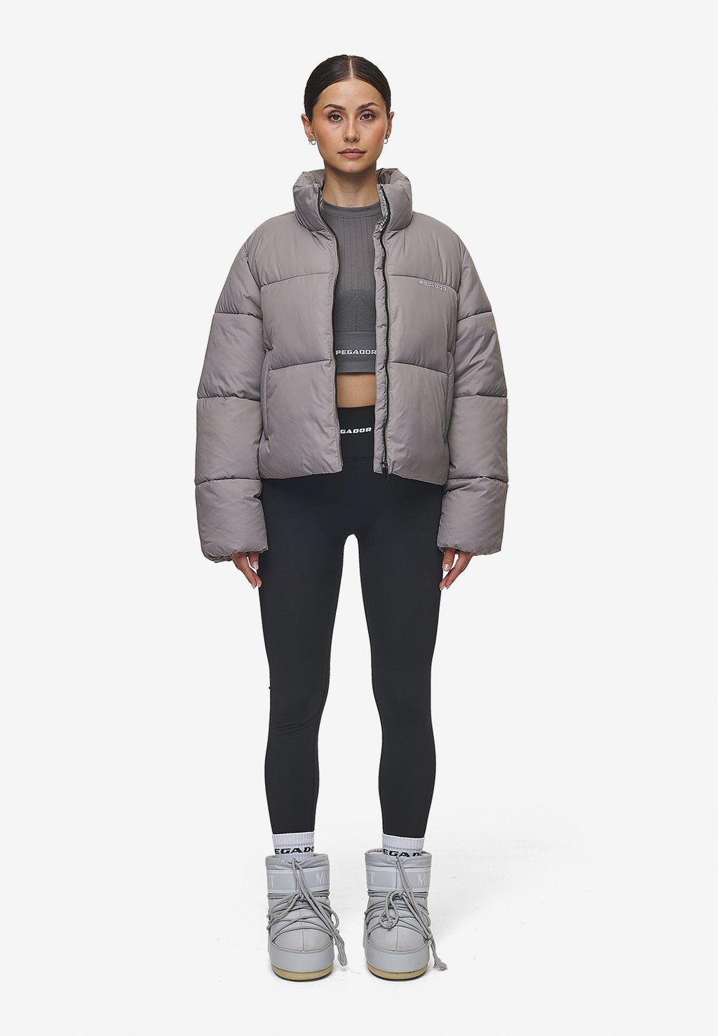 

Зимняя куртка GEORGIA PUFFER JACKET Pegador, темно-серый