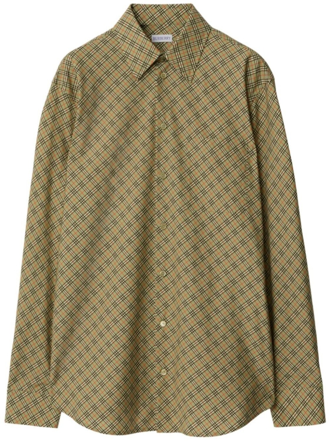 

Burberry рубашка в клетку, зеленый