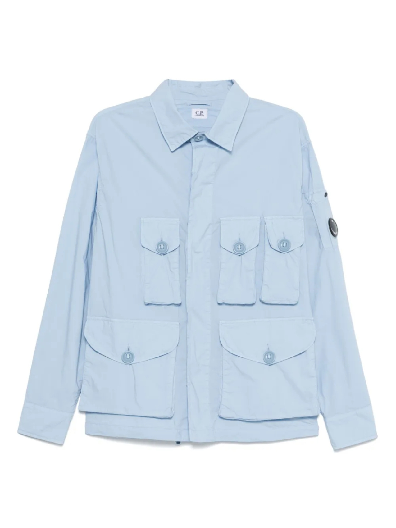 

Рубашка с карманами C.P. Company, синий