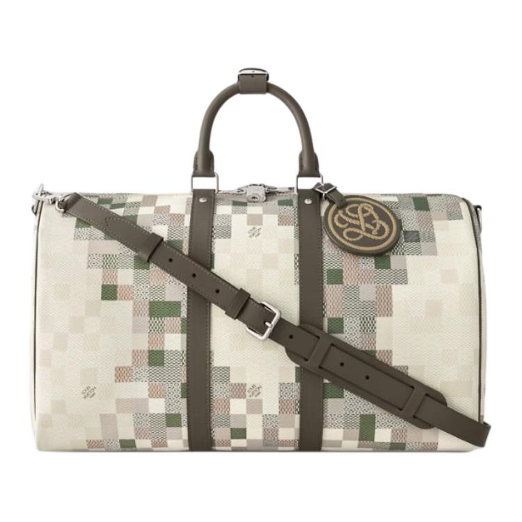 

LOUIS VUITTON Сумка Keepall Bandoulière 45, Beige & Multicolor