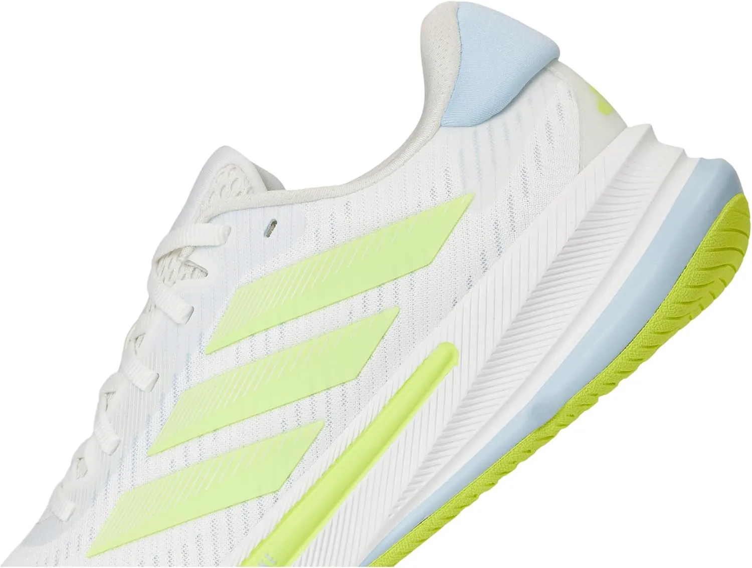 Мужские кроссовки Adidas Supernova Ease для бега, белый/серебристый/желтый — фото 2