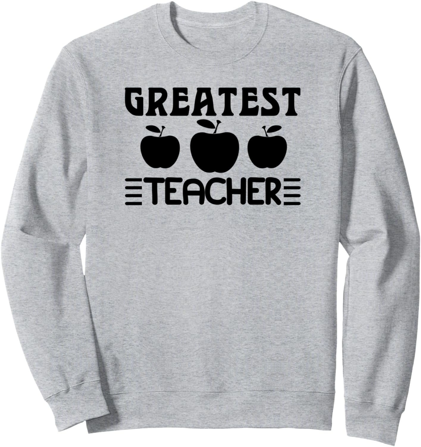 

Забавная толстовка с надписью «Величайший учитель» Greatest Teacher, серый