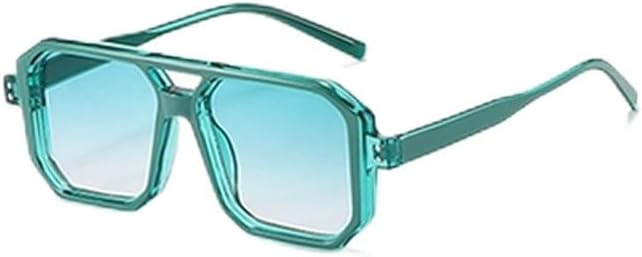 

Солнцезащитные очки Candy для женщин, розовый градиент, двойная перемычка, мужские солнцезащитные очки, женские солнцезащитные очки с защитой от УФ-излучения HYYZZC, C5 Green