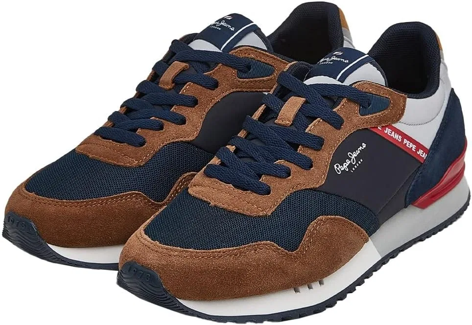 Мужские кроссовки Pepe Jeans London One Basic M, 2-879Cognac — фото 2