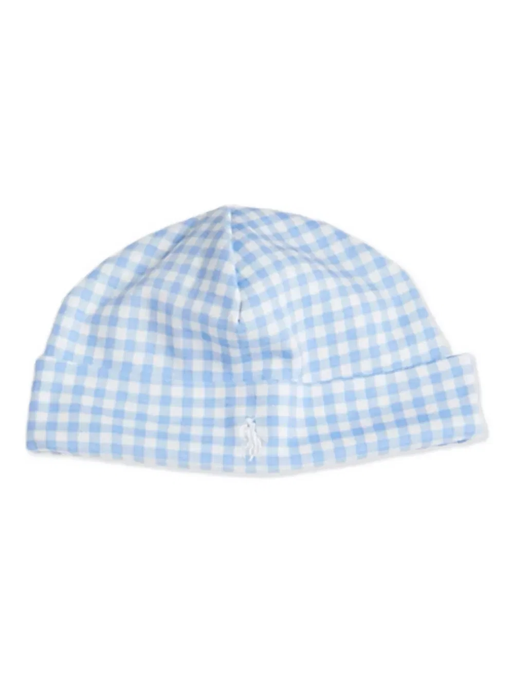 Комплект детского комбинезона с клетчатым принтом Polo Ralph Lauren Kids, синий — фото 3