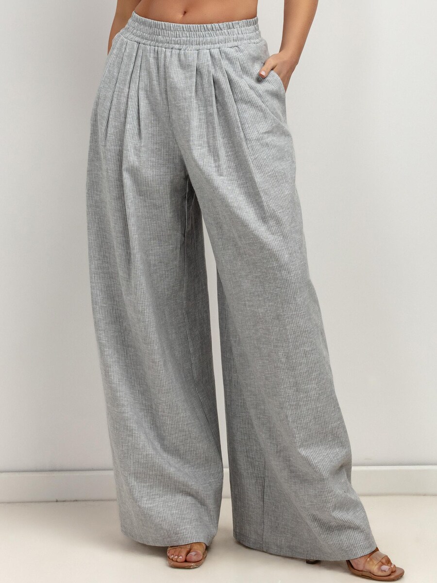 

Широкие брюки TESSITA, светло-серый