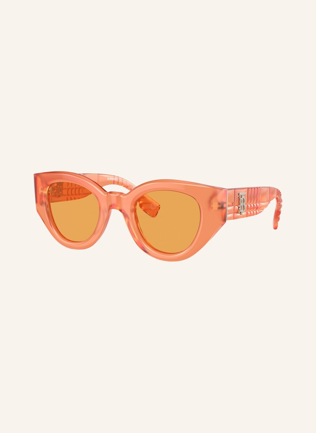 

Солнцезащитные очки be4390 BURBERRY, цвет 4068/7 - ORANGE/ORANGE