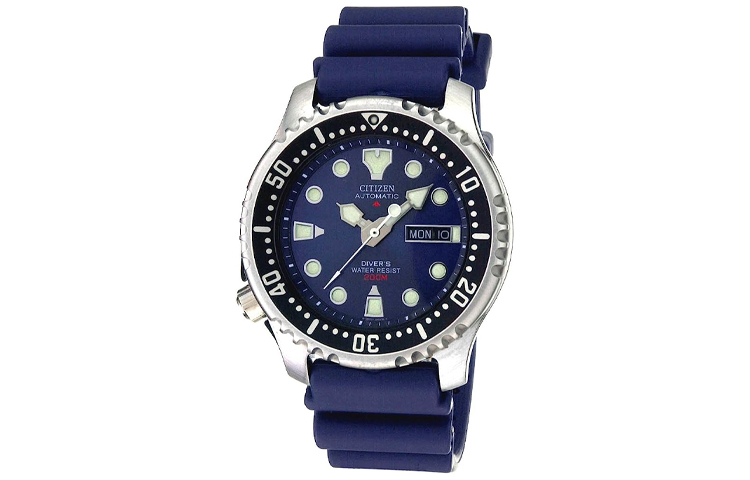 

CITIZEN Часы Promaster Collection Automatic Mechanical Movement Rubber Strap Watch 42mm Men's Watch Blue Dial NY0040 17L, Blue Dial