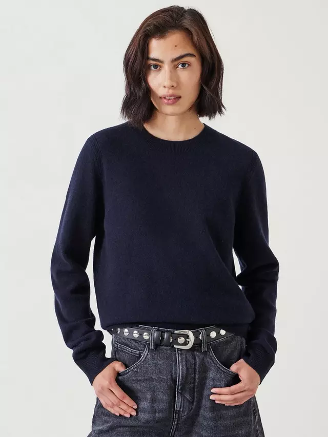 

Джемпер HUSH Ivy Fine Merino Wool, темно-синий
