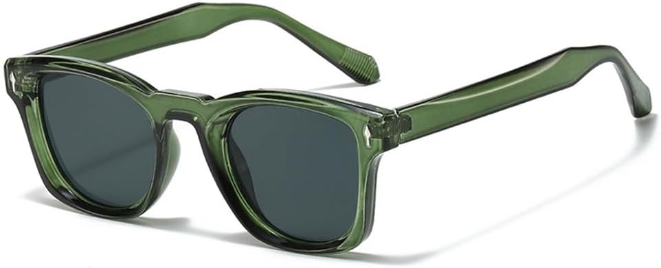 

Солнцезащитные очки в стиле ретро с заклепками, квадратной формы, модные женские градиентные оттенки, защита от УФ-излучения UV400, мужские сине-зеленые солнцезащитные очки WNCKSQ, Green Grey